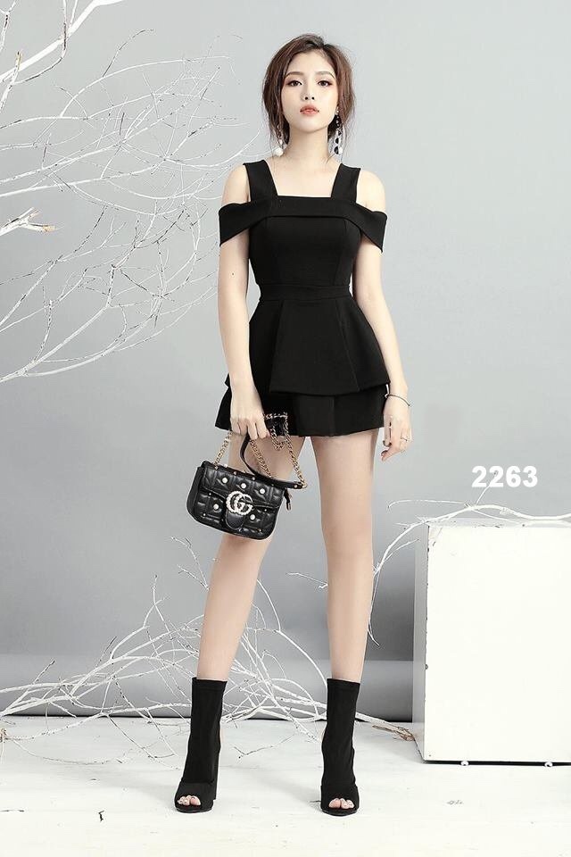 Đầm body hai dây teen dễ thương