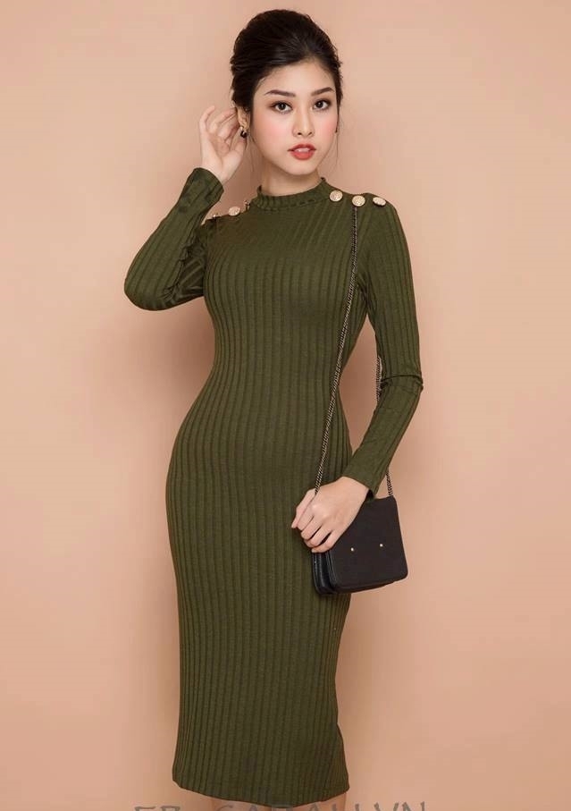 Váy Body Cổ Vuông Dài Tay giá rẻ Tháng 72023BigGo Việt Nam