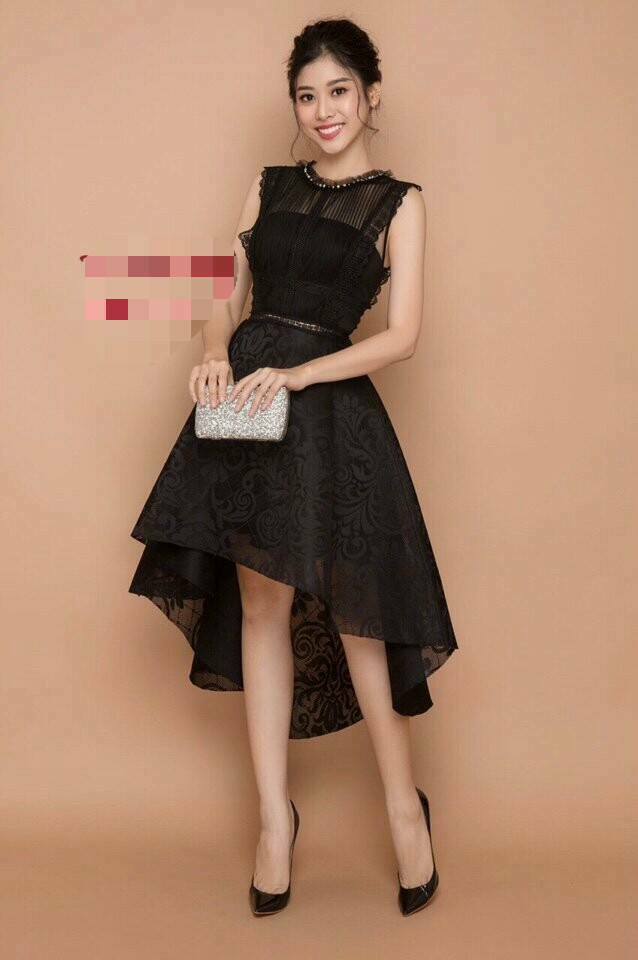 Đầm công chúa lưới kết hoa MAI thiết kế sang chảnh