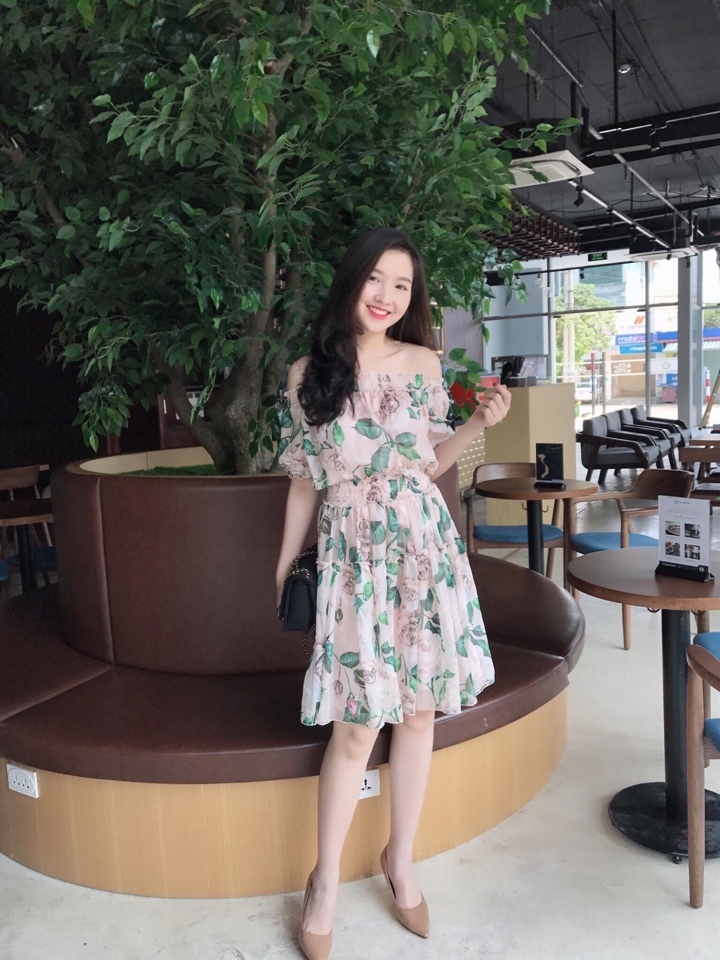 Váy trắng xòe phối nơ phong cách dễ thương dành cho nữ | Shopee Việt Nam