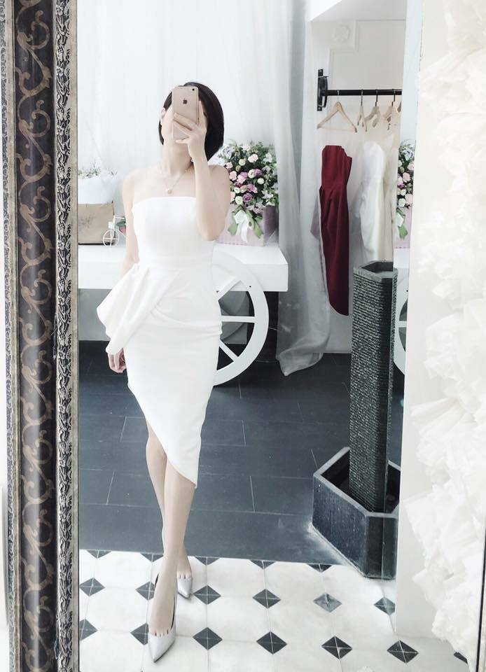 Lịch sử giá Order- Đầm ngắn ôm body gấp nếp Quảng Châu / Váy trắng basic  style Hàn Quốc cập nhật 2/2024 - Mua Thông Minh
