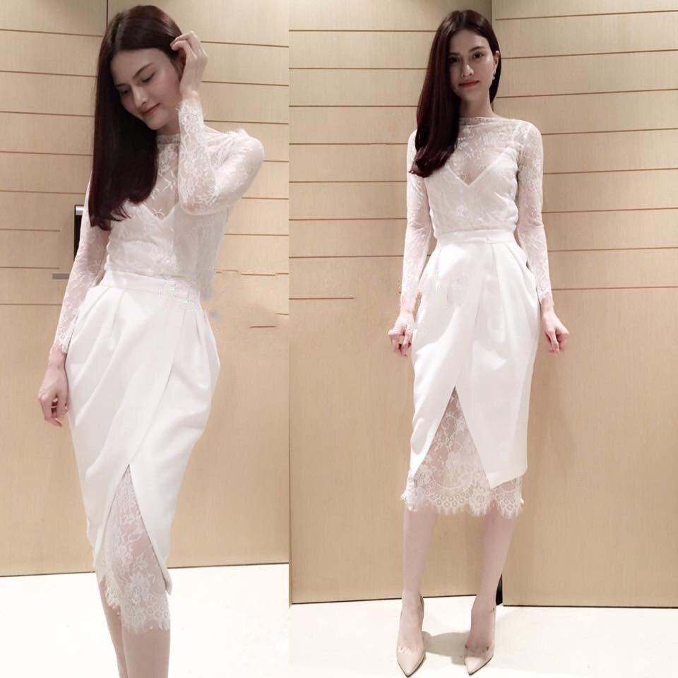Đầm maxi trắng váy đầm dài đi biển cotton | Thời trang thiết kế Hity – Hity  - lifestyle your way