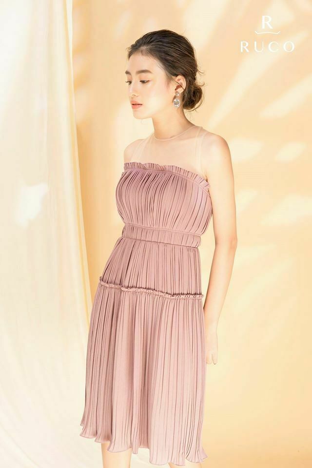 Váy đũi tằm dập ly tăm  Kate by Linh Nguyen