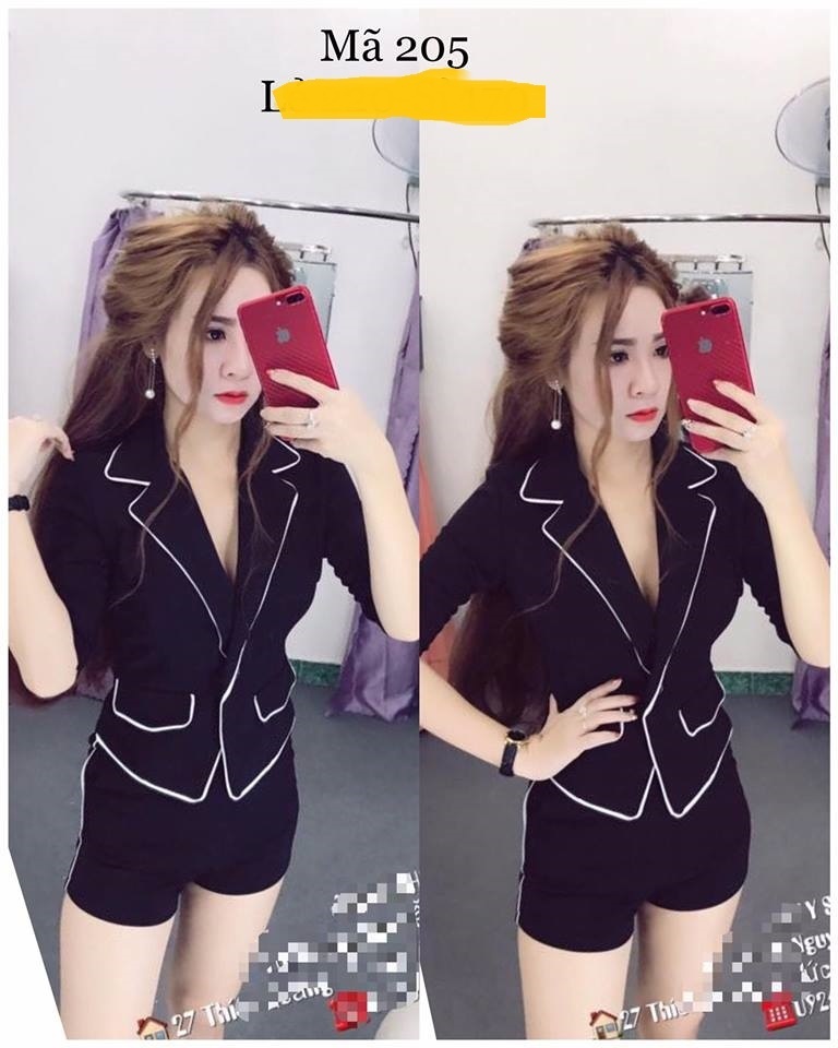 Sét giả vest sang trọng  - đầm body đi bar